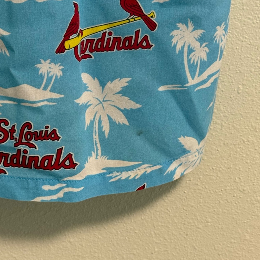 St. Louis Cardinals Reyn Spooner Light Blue Vintage Short Sleeve Button-Up - Picture 6 of 6